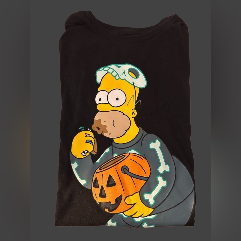 Old Navy Unisex Homer Candy Feast Treehouse Of Horror Halloween Shirt Size S - Picture 5 of 5